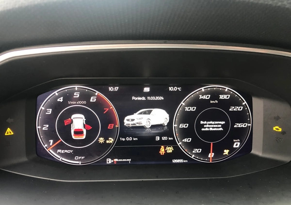 Seat Leon cena 32900 przebieg: 126855, rok produkcji 2020 z Starogard Gdański małe 379